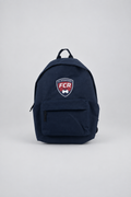 FC Rosengård backpack on a light-gray studio background