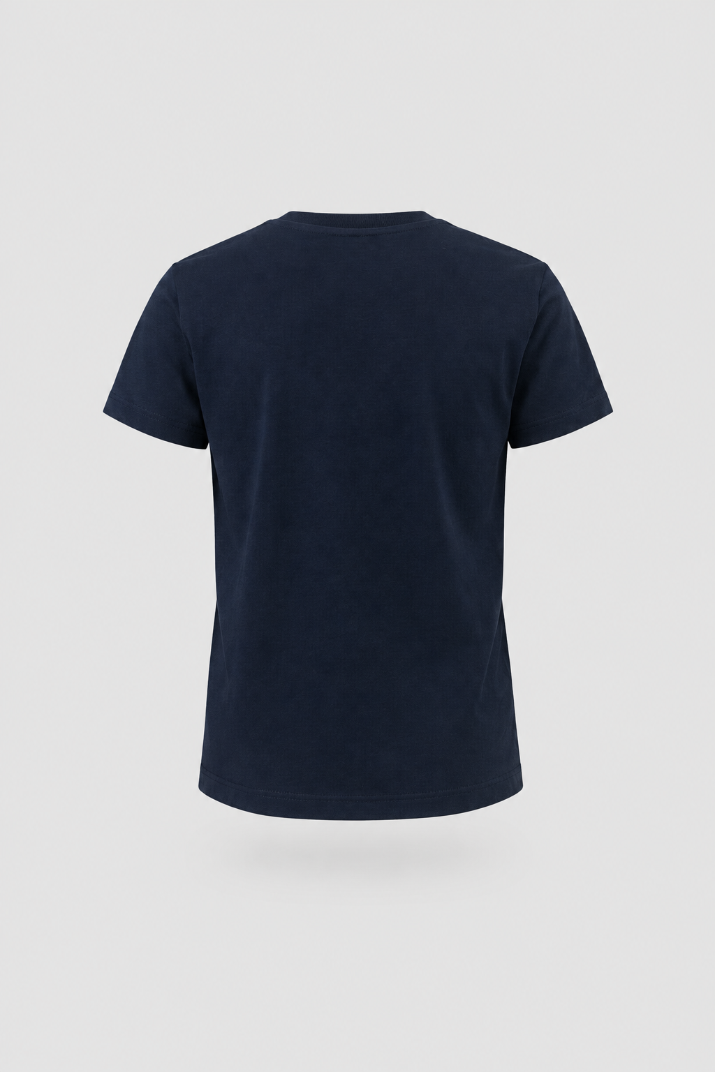 Studio back-view packshot of navy FC Rosengård T-shirt